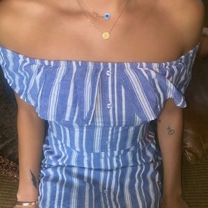 Striped minidress hollister